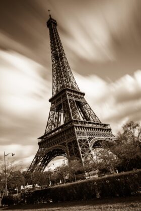 Eiffel Tower Clouds