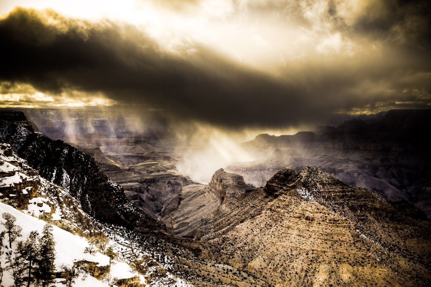 Grand Canyon Snow Storm #7